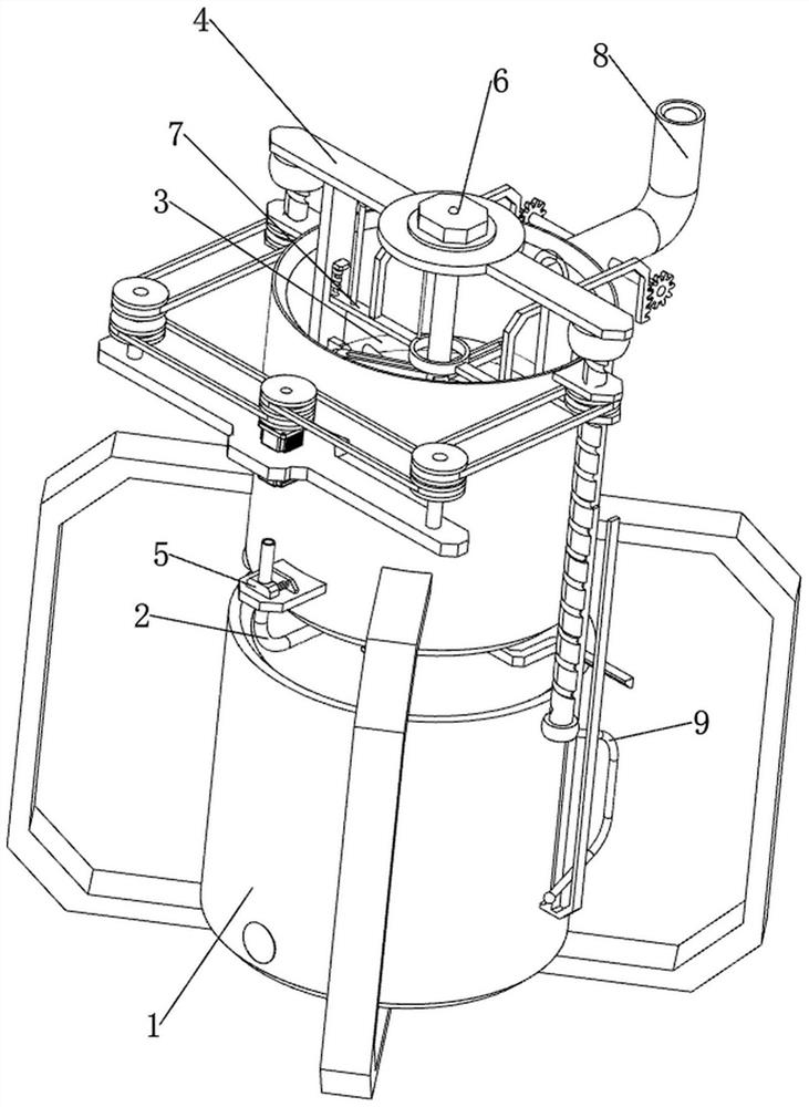 Environment-friendly sewage treatment device for oxidation catalysis of degradation-resistant substances