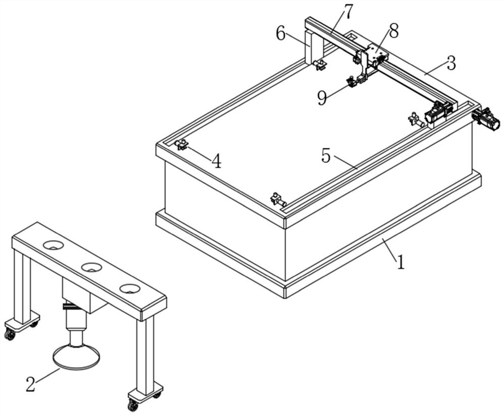 Stabilizing device and method for steel plate laser cutting