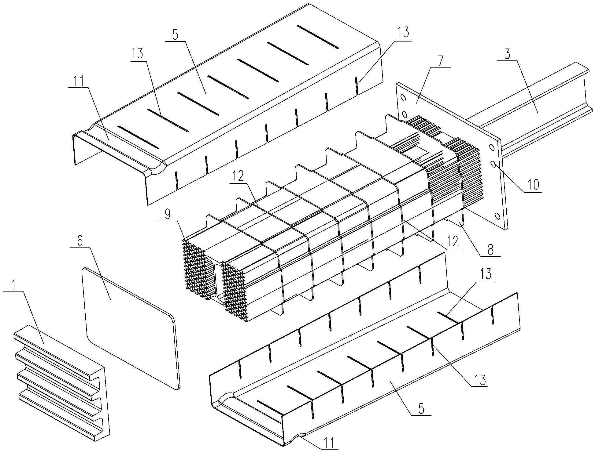 Anti-creeping energy absorption device for railway vehicle