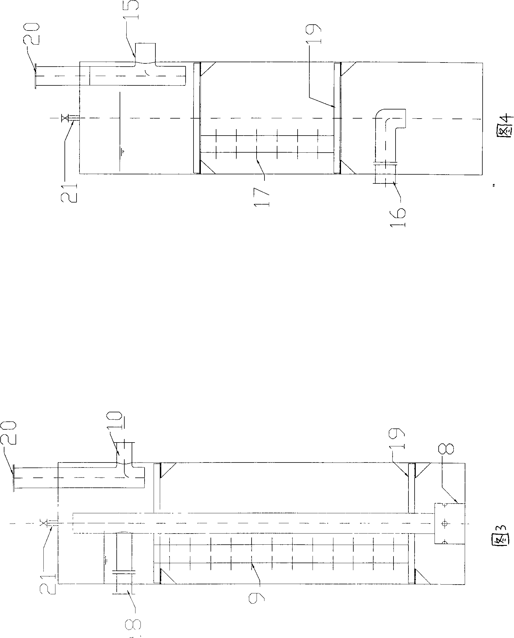 Passive highly effective dispersant type domestic wastewater treatment complete plant