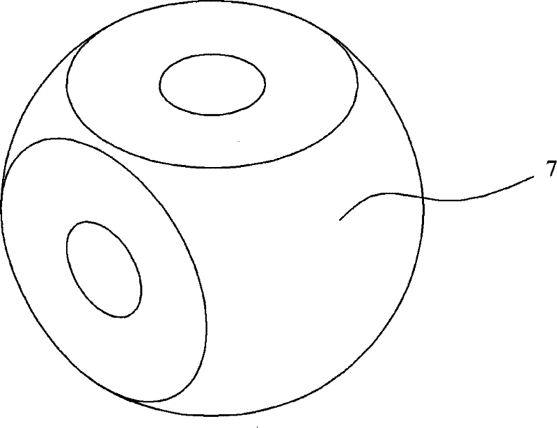 Device for drilling miniature borehole on ultra-short radius of coiled tubing