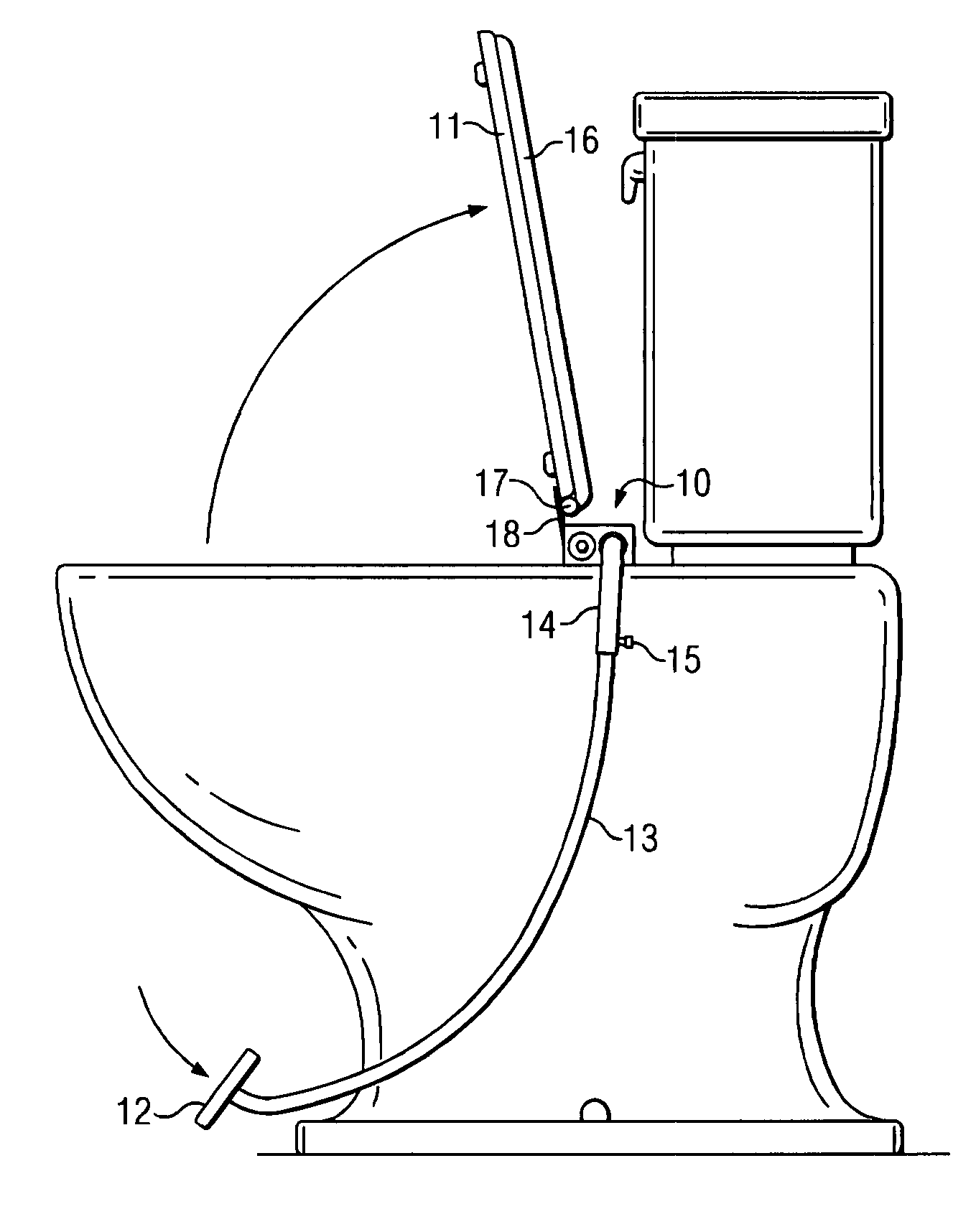 Foot-operated toilet seat