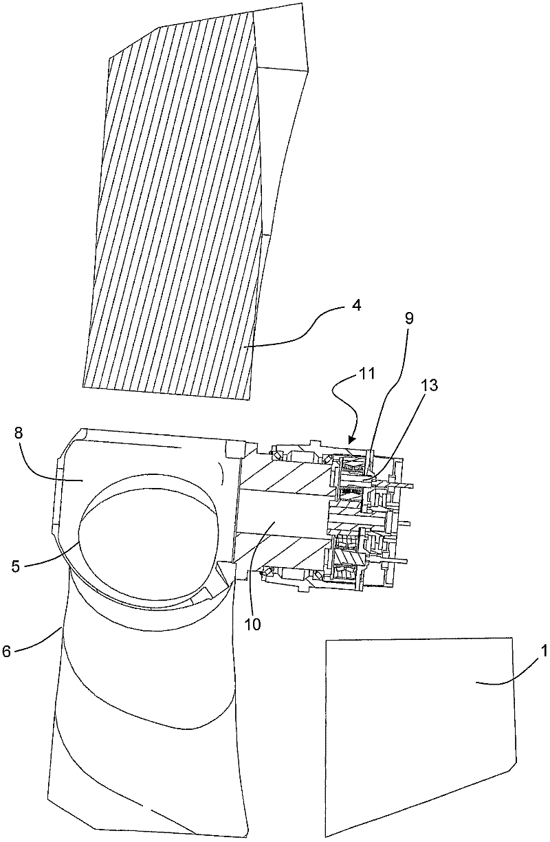 Damping of planetary gears with flex-pins for wind turbines