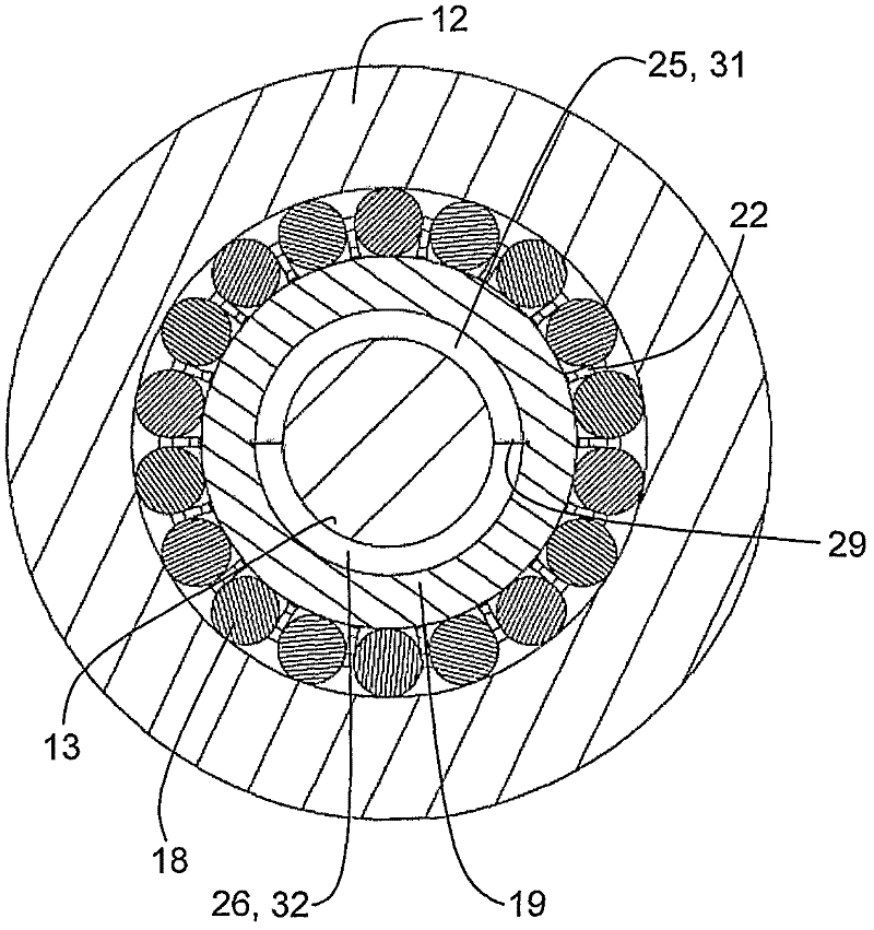 Damping of planetary gears with flex-pins for wind turbines