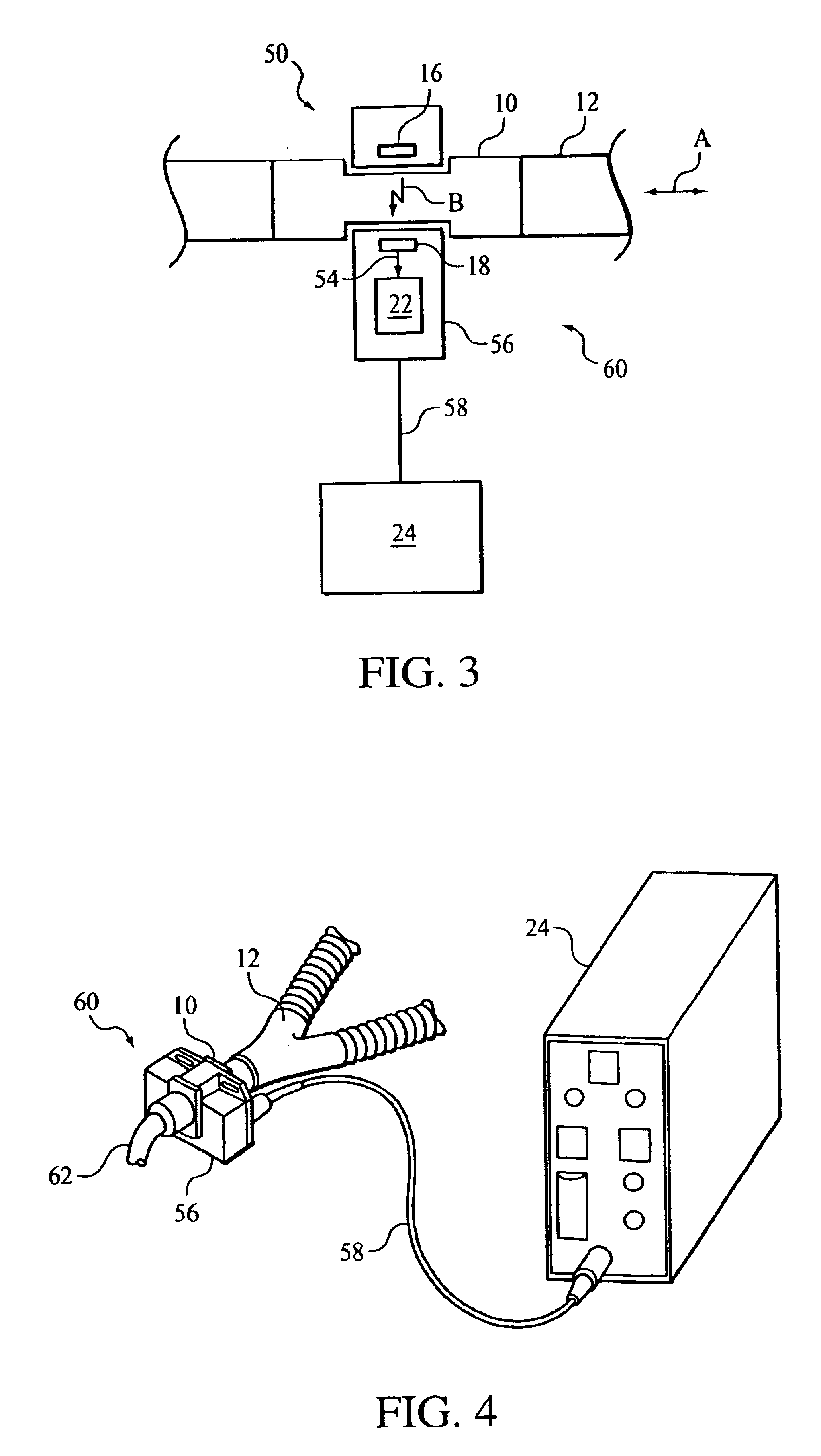 Gas monitoring system and sidestream gas measurement system adapted to communicate with a mainstream gas measurement system