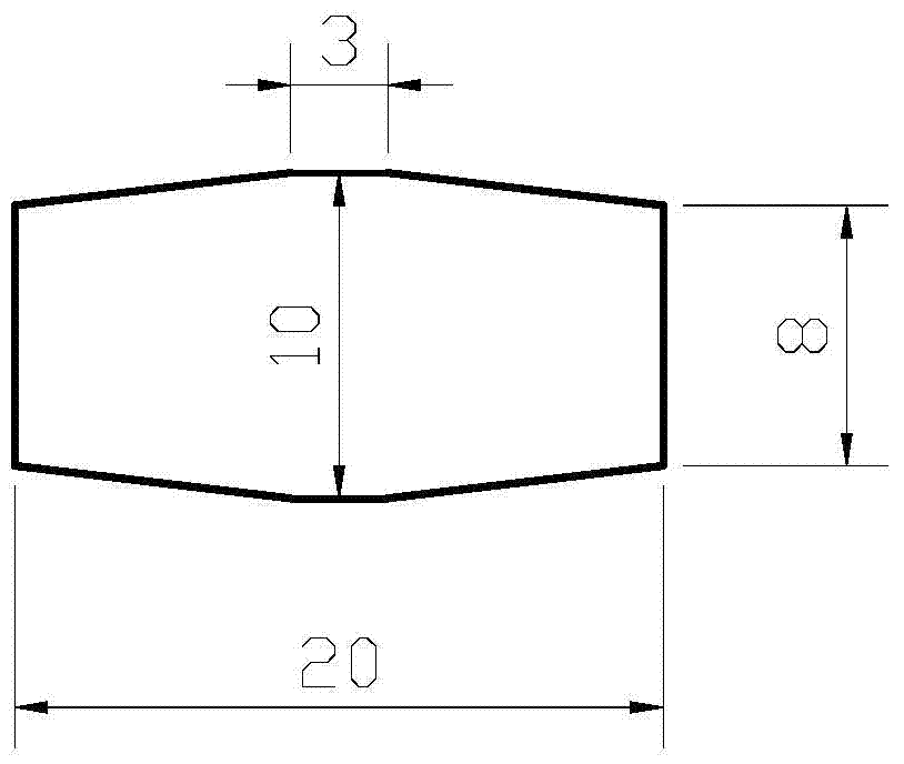 Manufacturing method of pressure head used on thermal force simulation testing machine