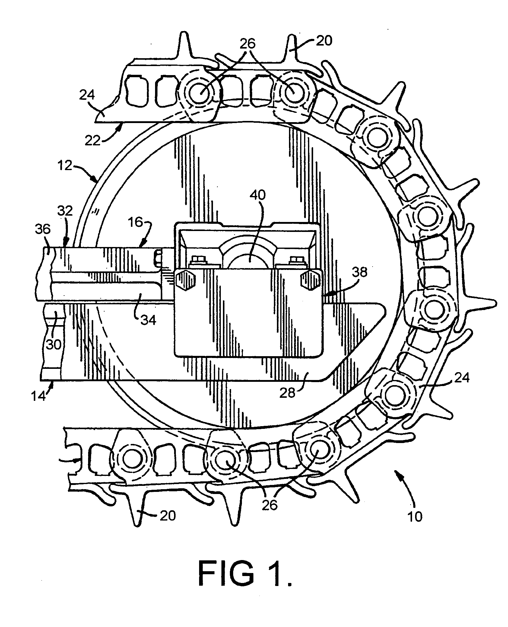 Crawler track noise dampener