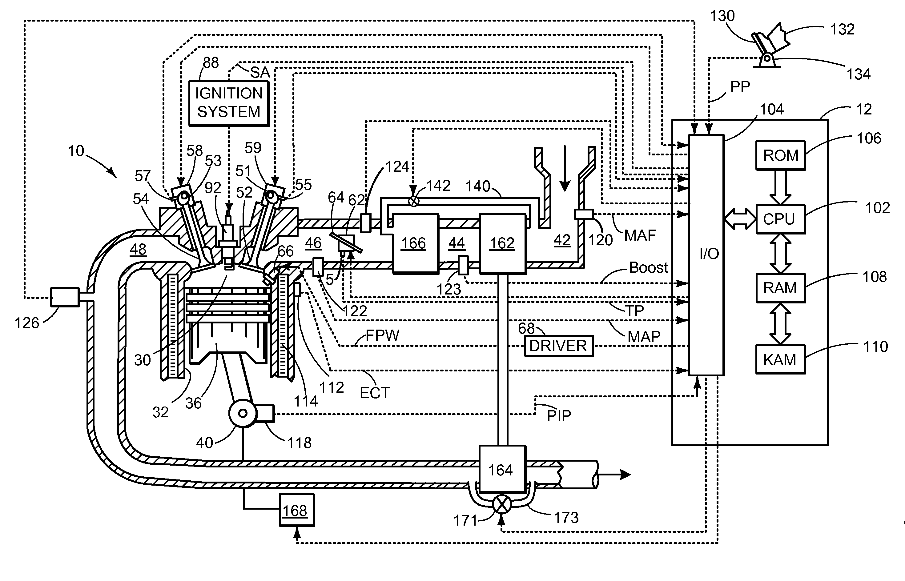 Method for purging condensate from a charge air cooler