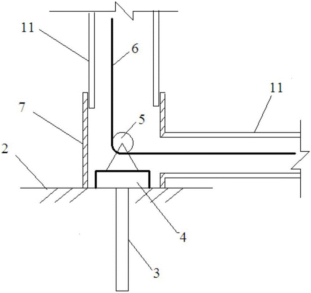 Root-anchor system reinforcing ecological slope protection method for fill slope