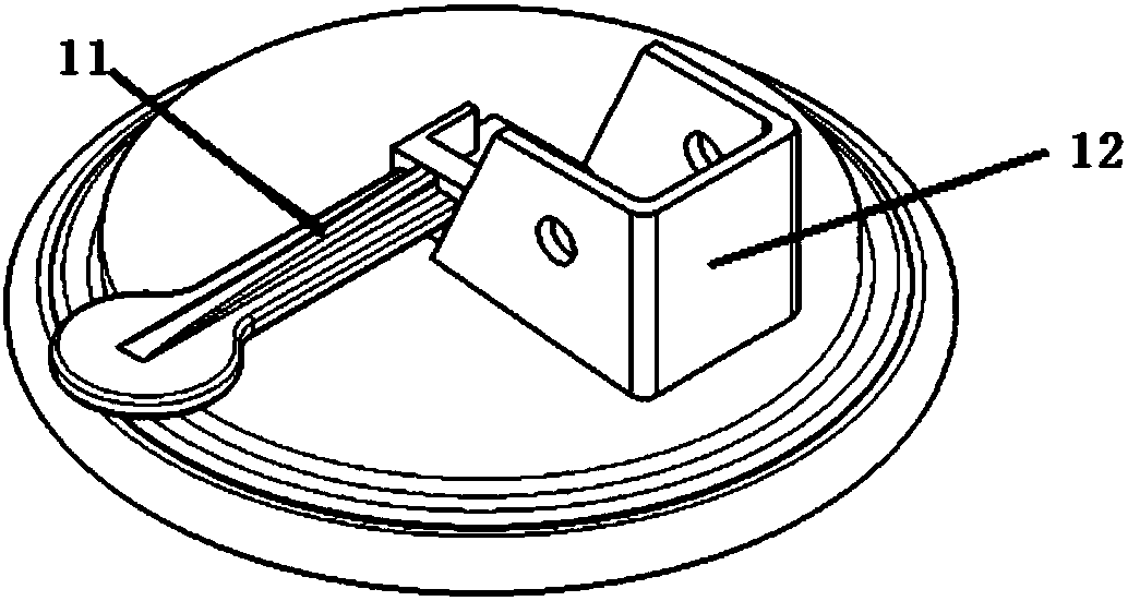 Electromagnetic impact device used for whole machine damage test