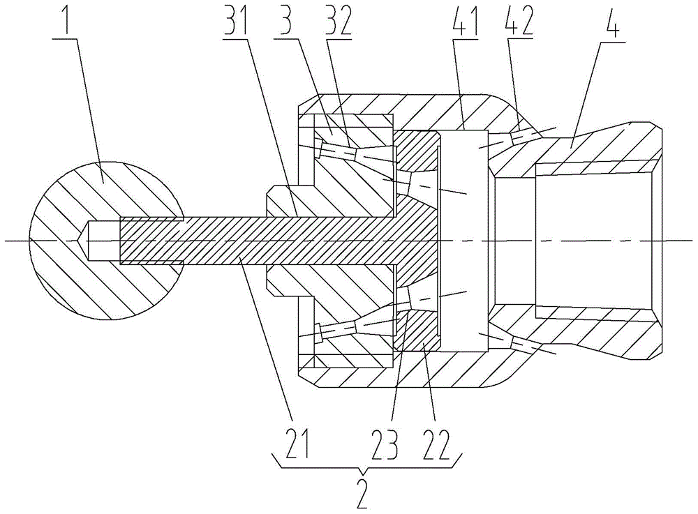 Spray nozzle capable of automatically controlling flow distribution