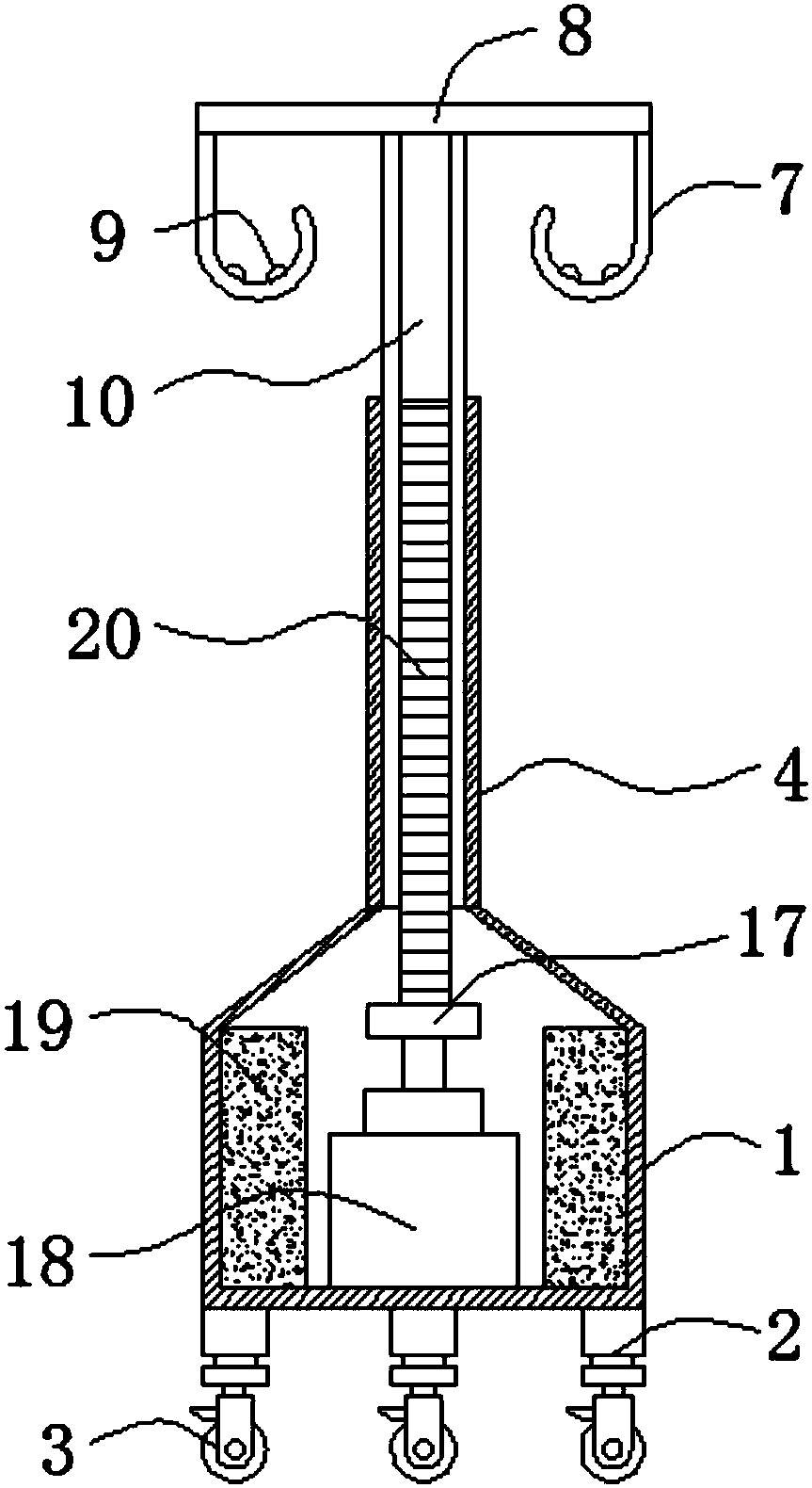 Electric infusion support