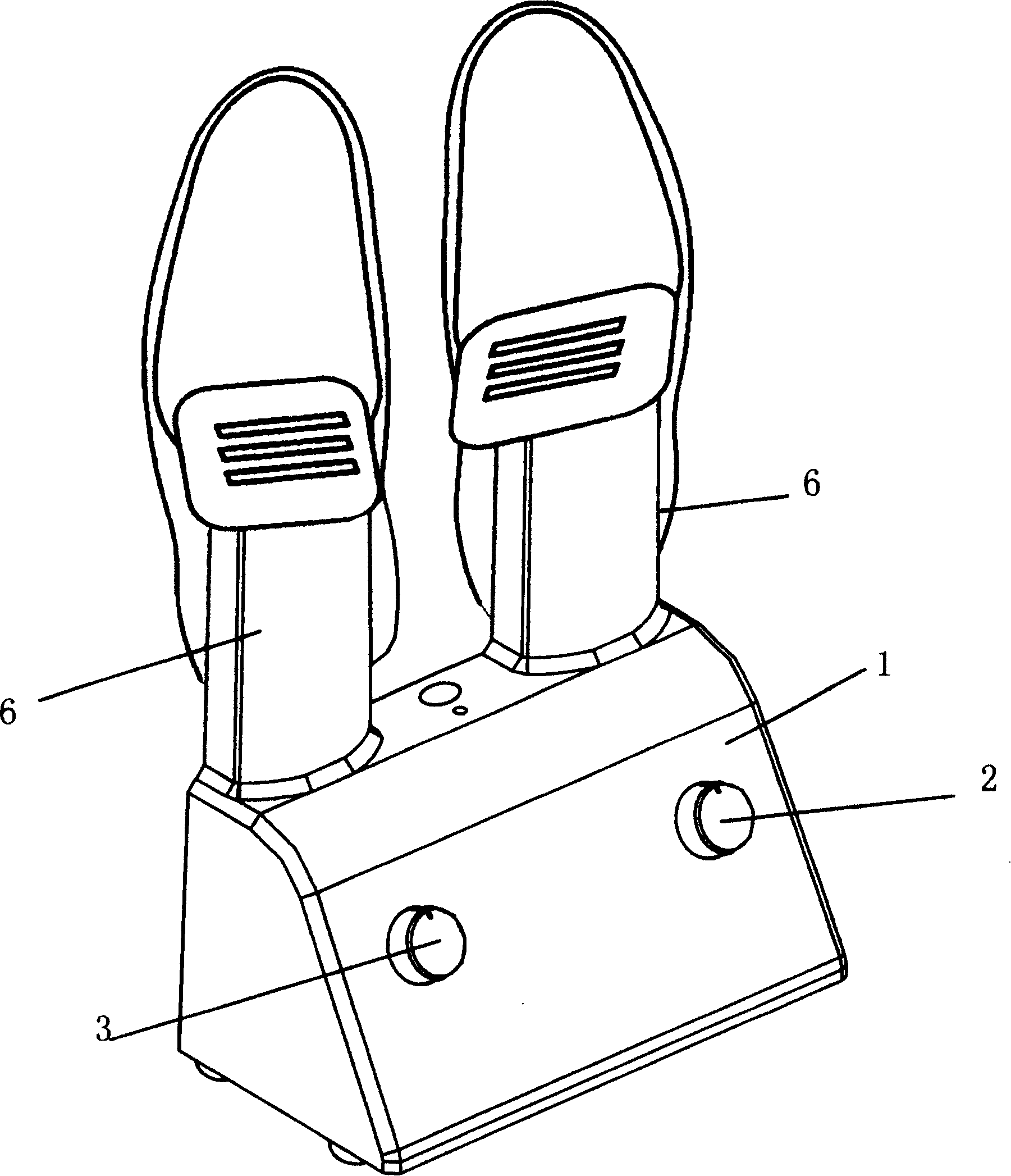 Automatic controlling ozone bactericidal and air drying machine for shoe