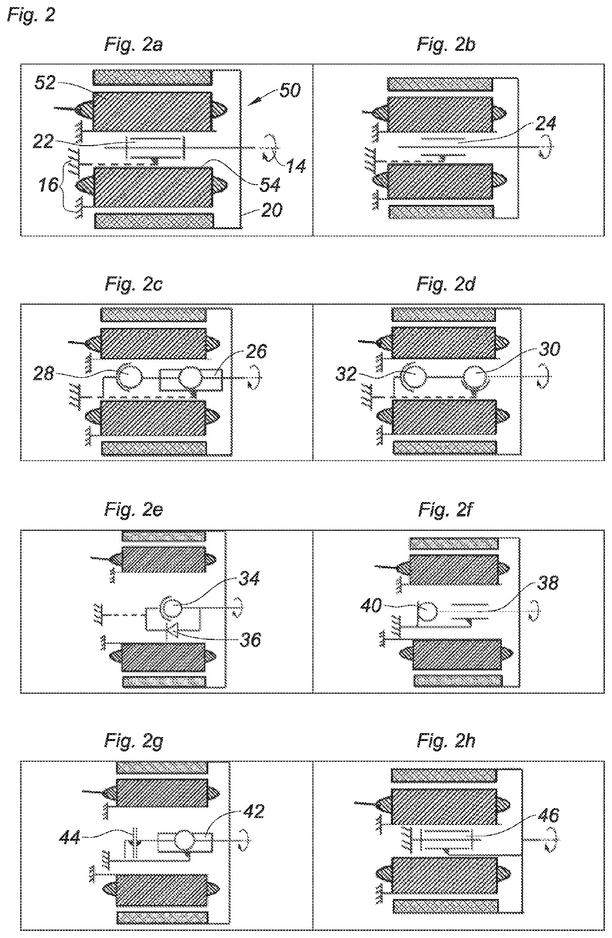 Stirling-cycle cooling device with external rotor motor