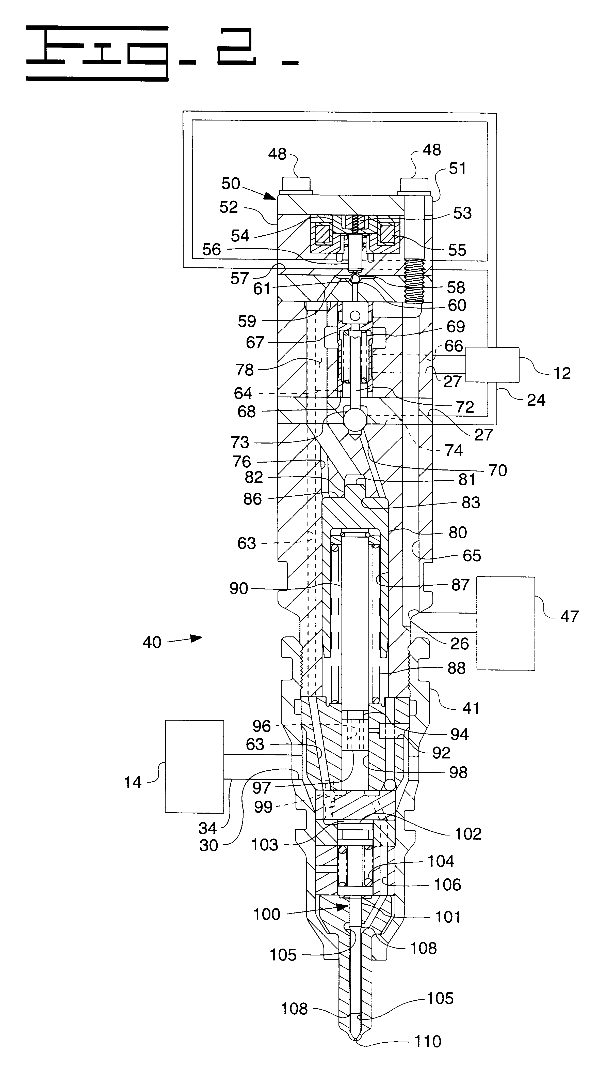 Hydraulically-actuated fuel injector having front end rate shaping capabilities and fuel injection system using same