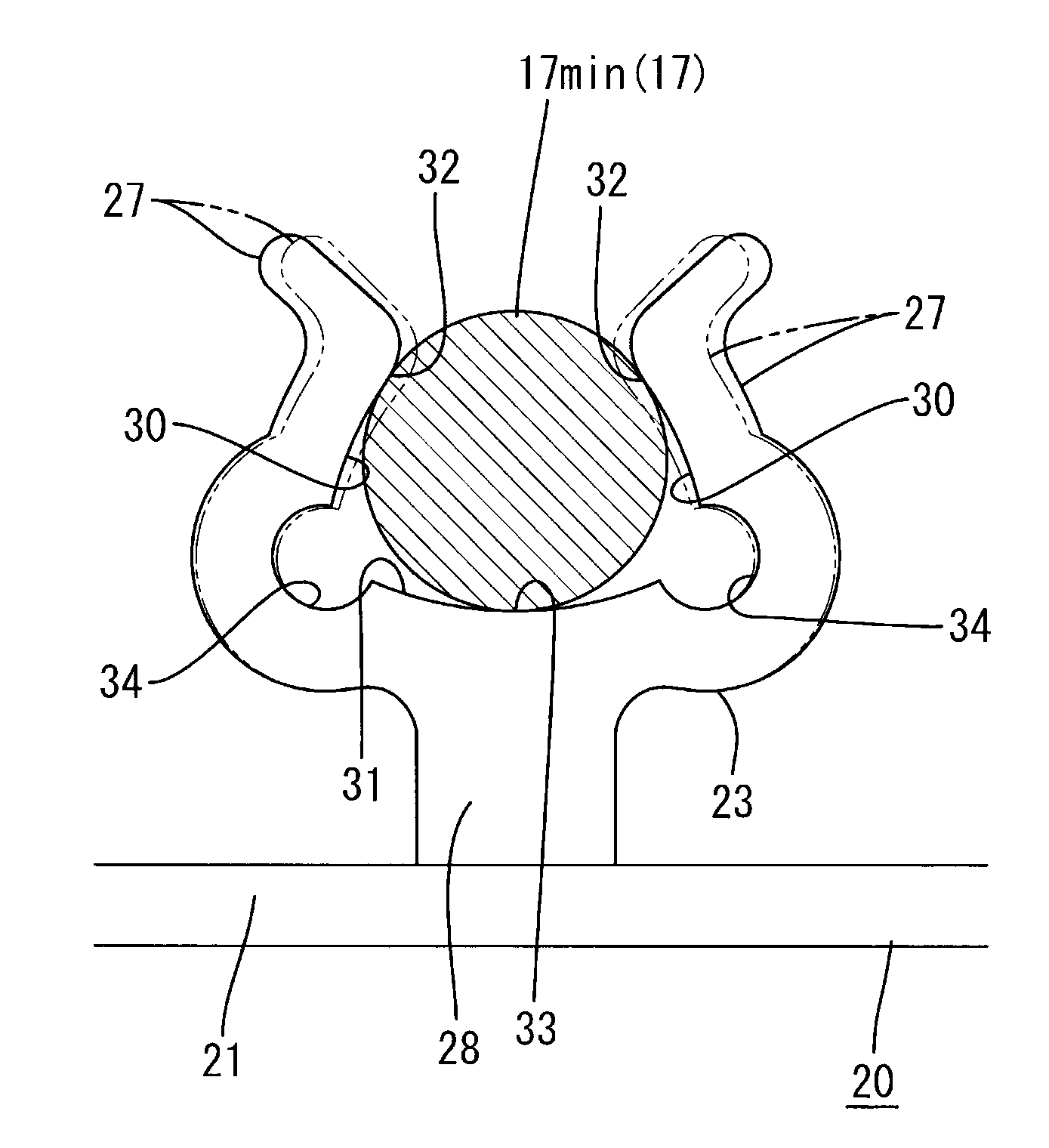 Lamp holder, backlight device using the same, and display using the same