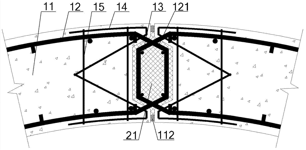 Prefabricated concrete barrel section, manufacturing method of prefabricated concrete barrel section and wind generating set tower barrel