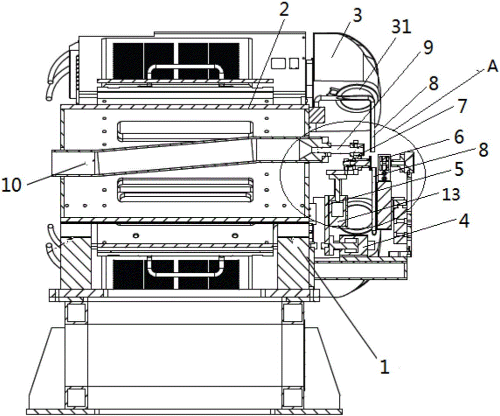 Automobile oil pipe coating stripping machine