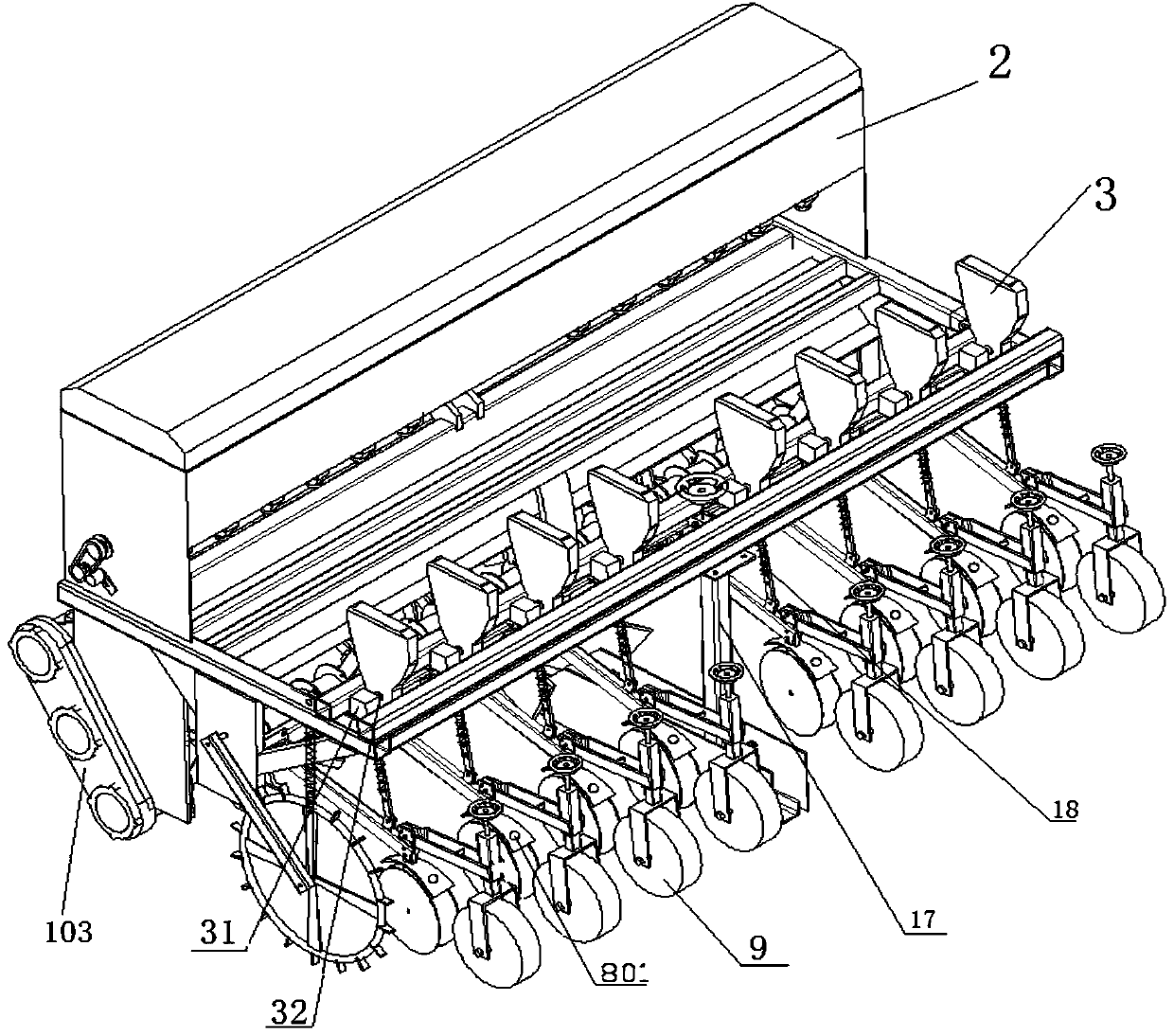 Multifunctional compound integrated machine for oilseed rape