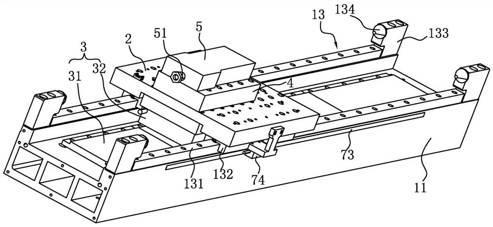 A linear motor thrust and thrust fluctuation test device and test system