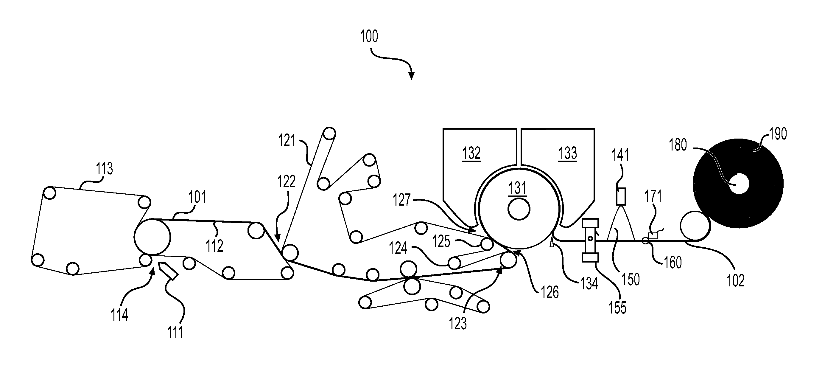 Methods and apparatuses for controlling a manufacturing line used to convert a paper web into paper products by reading marks on the paper web