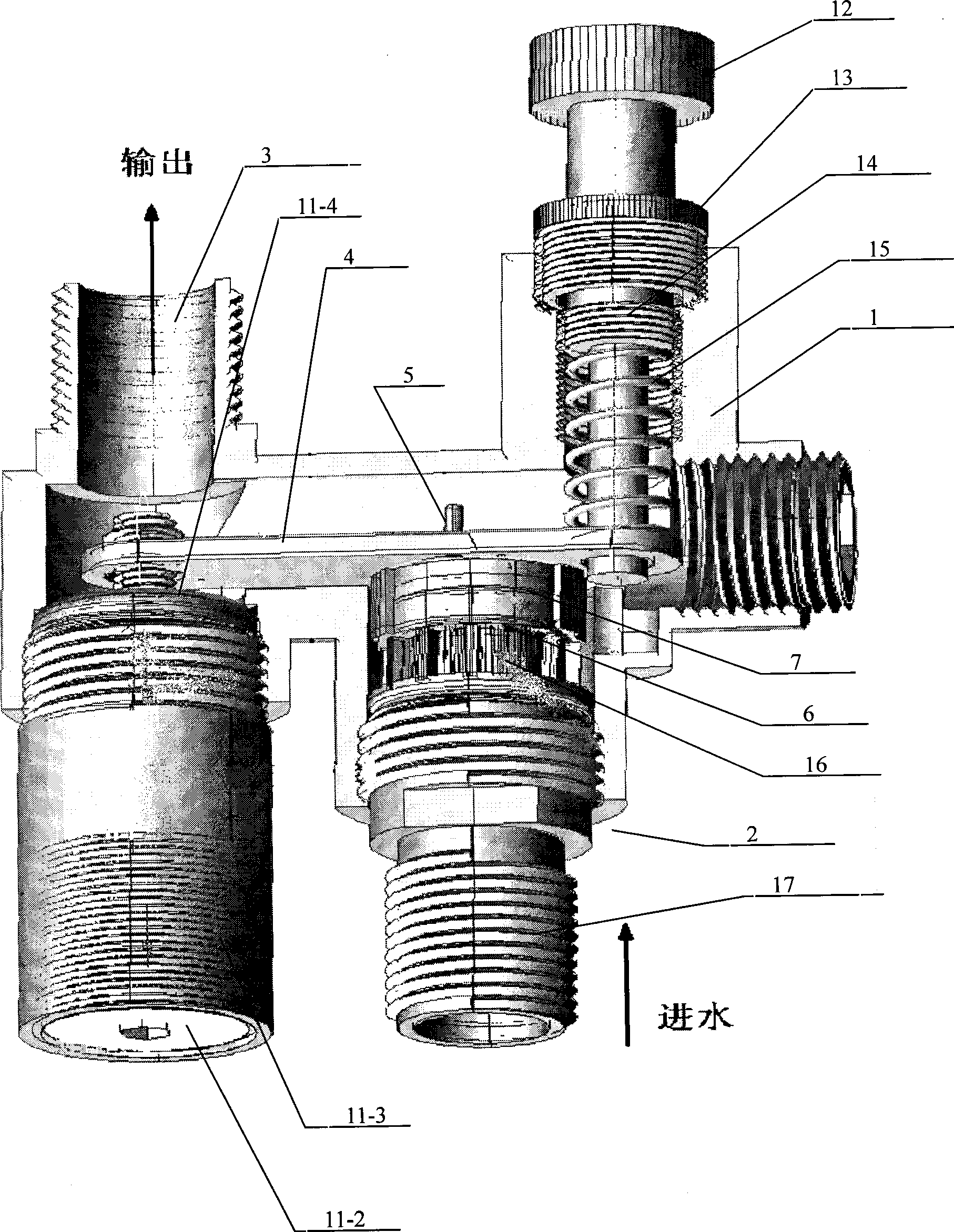 External hydraulic pressure type water level control valve