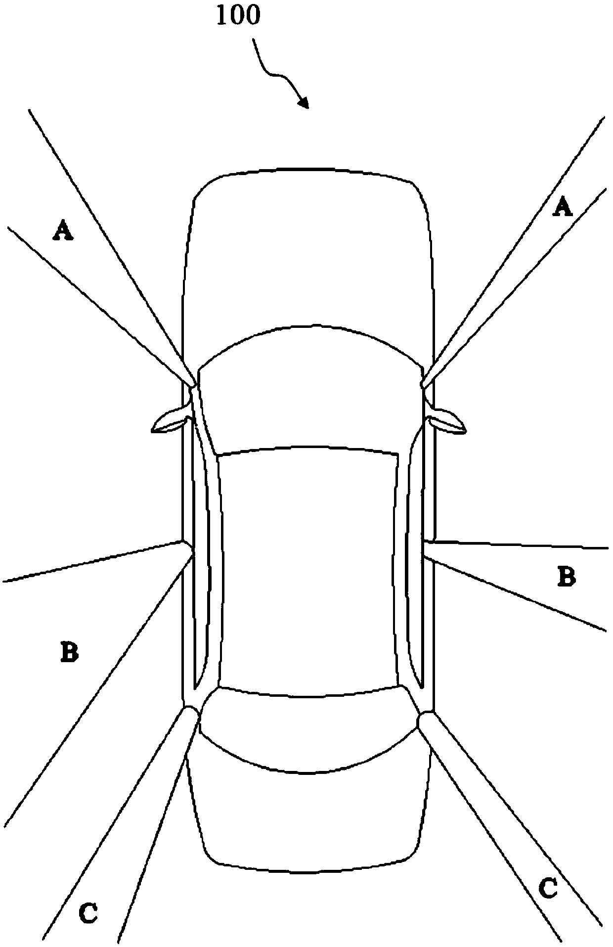 A blind spot detection device for a vehicle