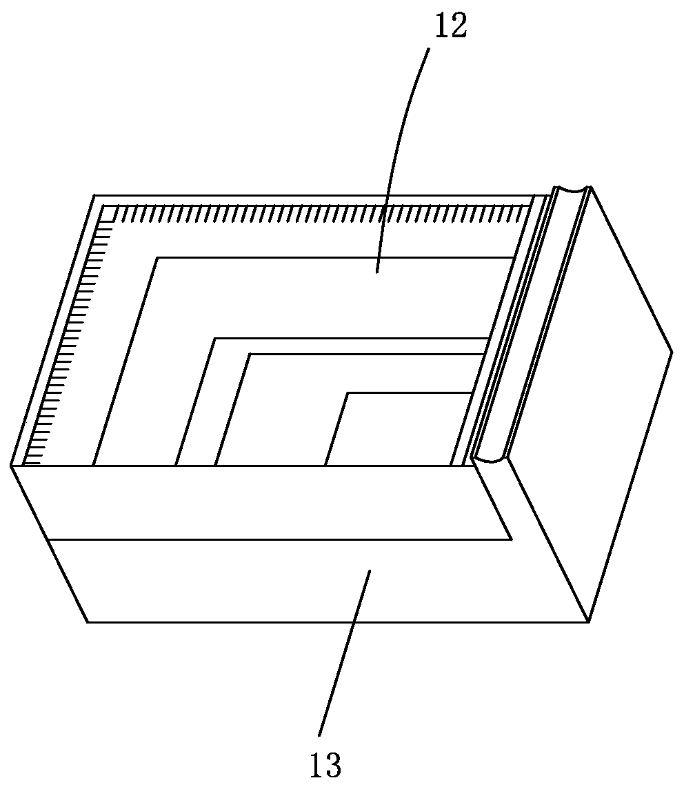 Simple processing device for crab fast paper packaging