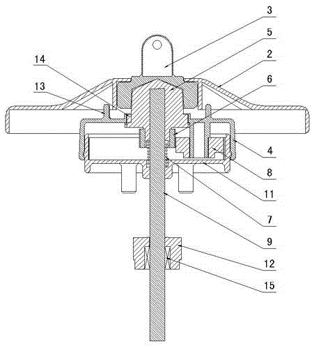 Speed change device for revolving mop