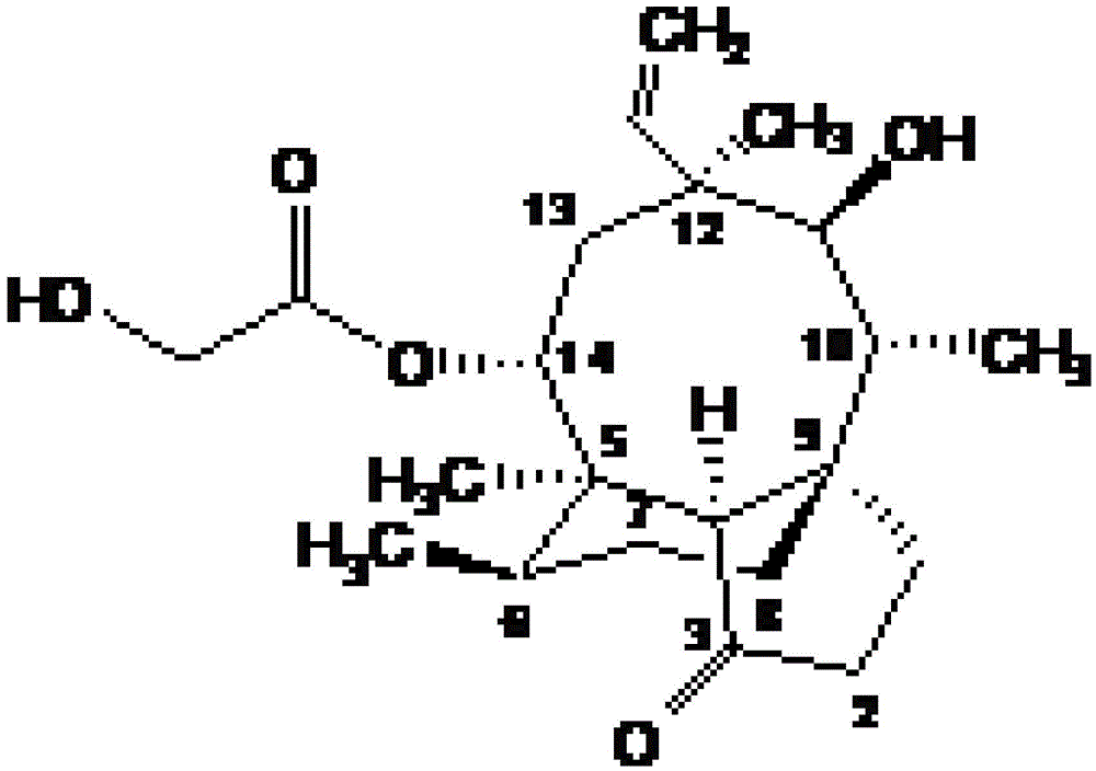 Pleuromutilin derivative, and preparation method and application thereof