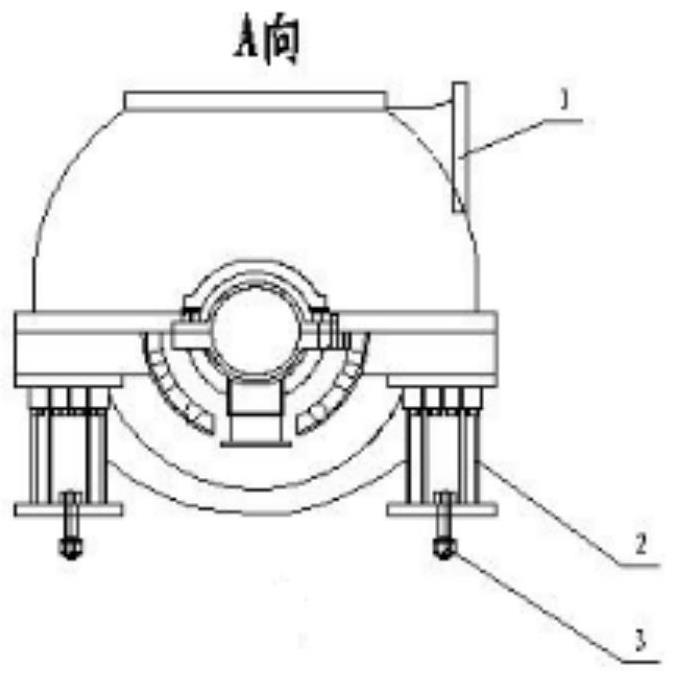 Fully flexible support for steam turbine