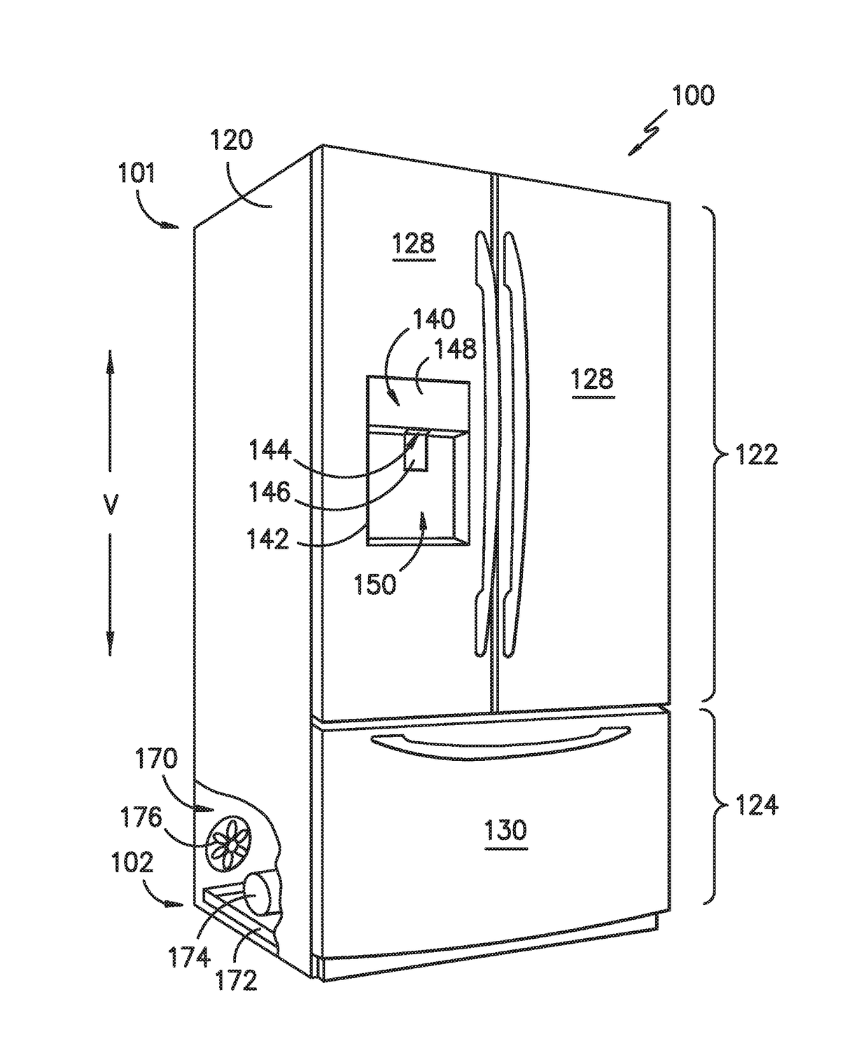 Water Supply System for an Ice Making Assembly