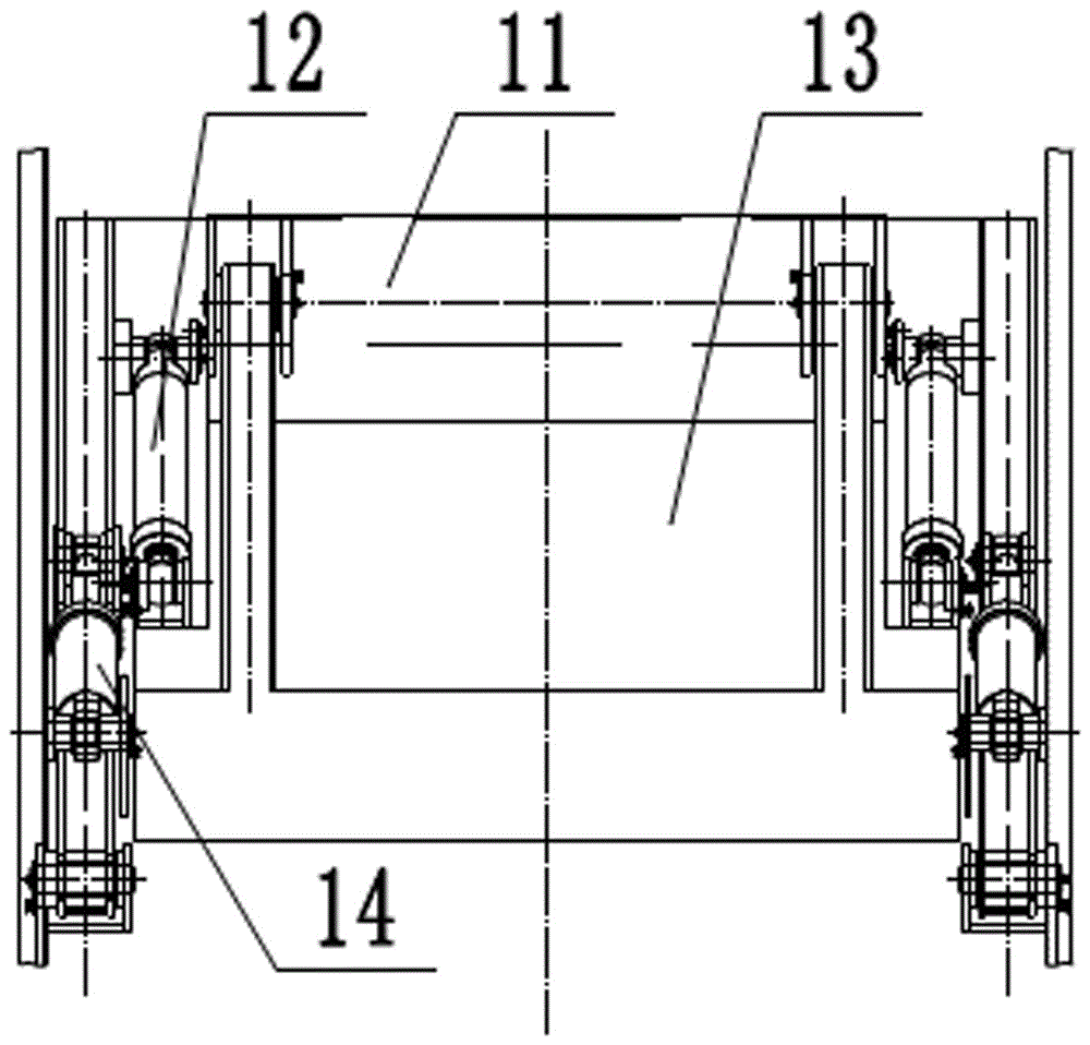 Self-loading scissor extrusion pull arm carriage