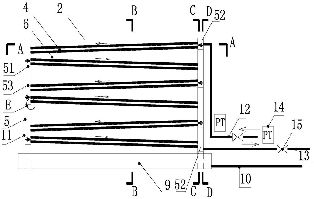 Novel header type heat storage radiant plate type indoor heat exchanger for winter and summer