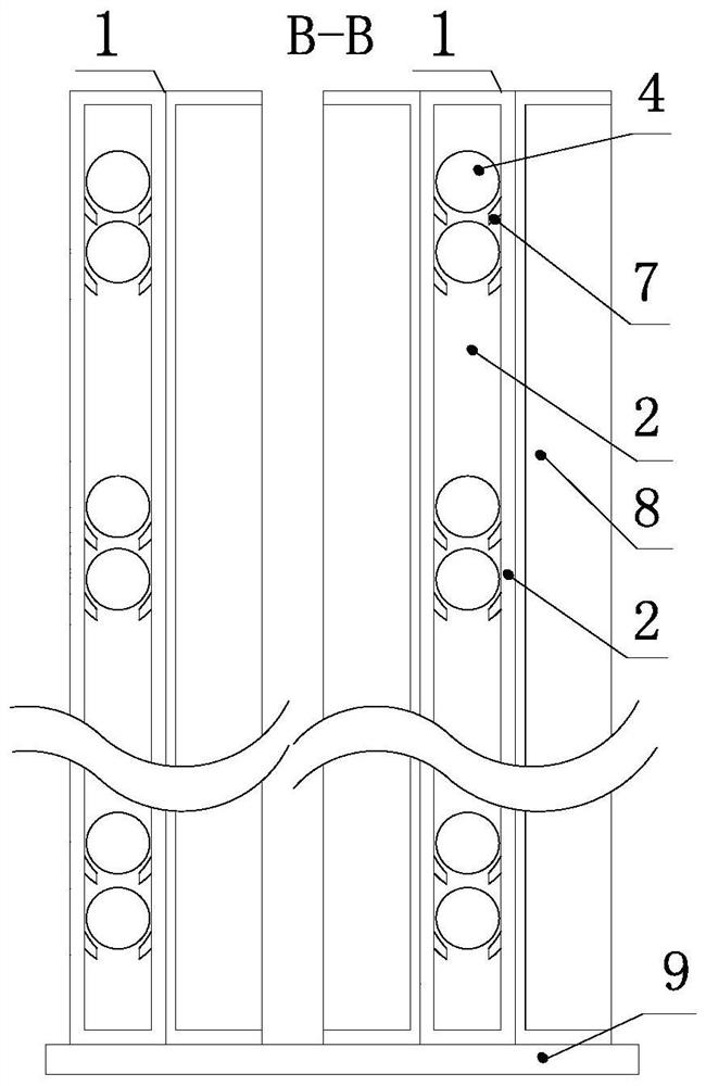 Novel header type heat storage radiant plate type indoor heat exchanger for winter and summer