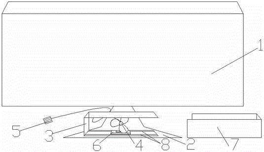 Air-exhausting device of display