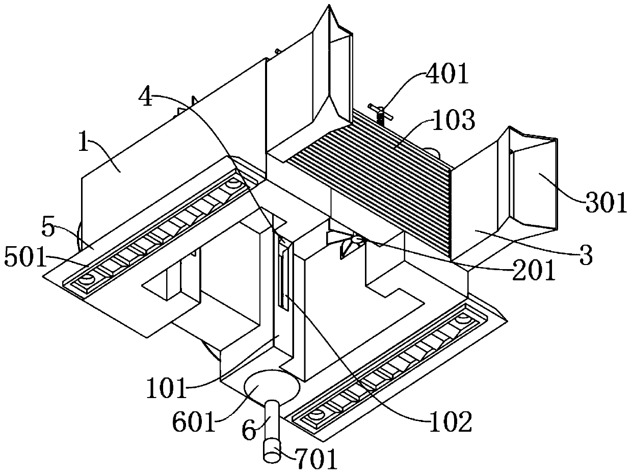 Matching high-performance cooling device for internal combustion engine