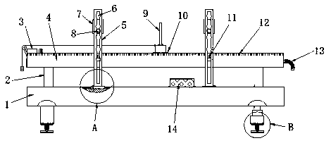 Acceleration experiment demonstration device for physics teaching