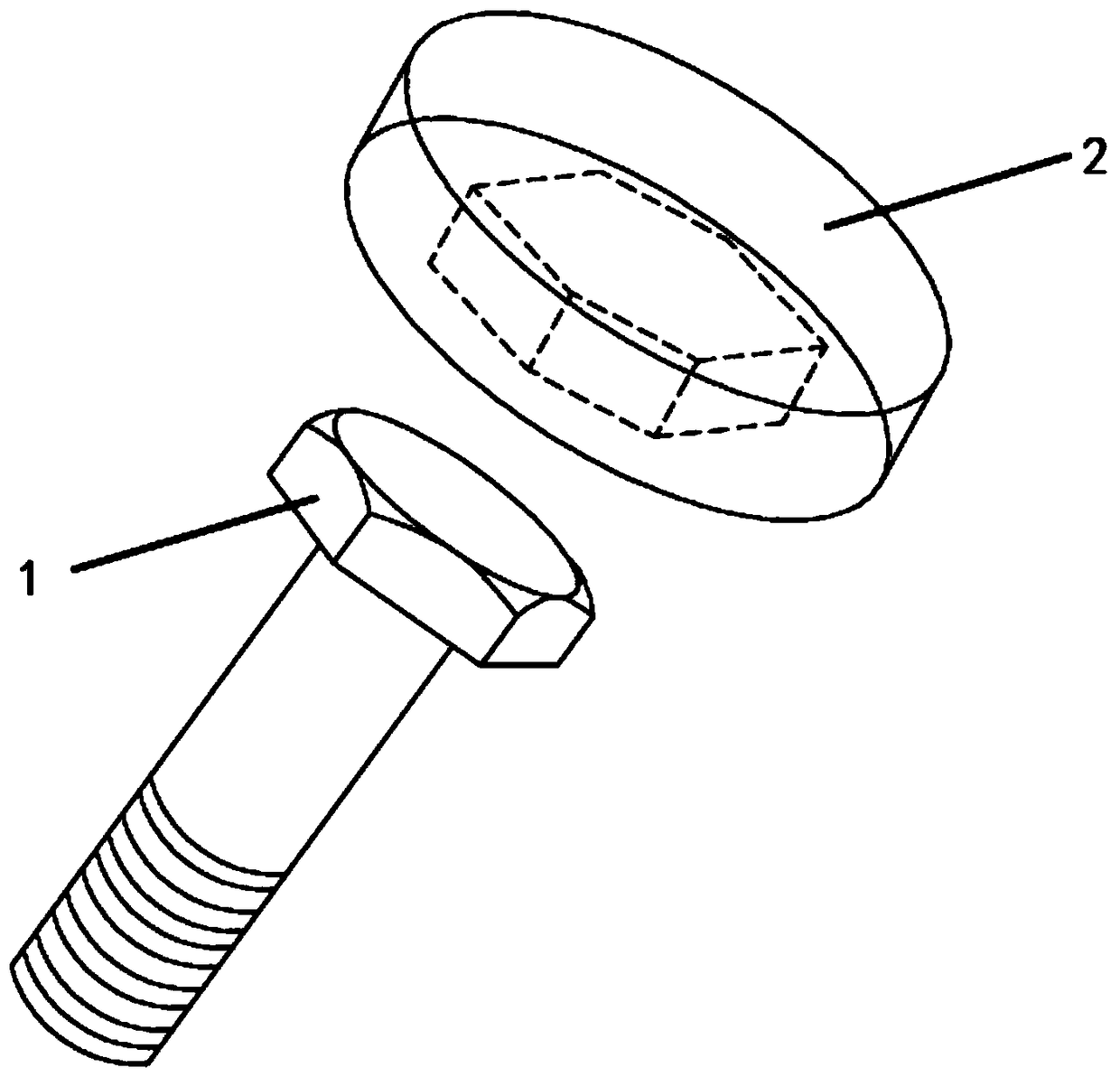 Intelligent bolt and system for monitoring inclination state of engineering structure by using bolt