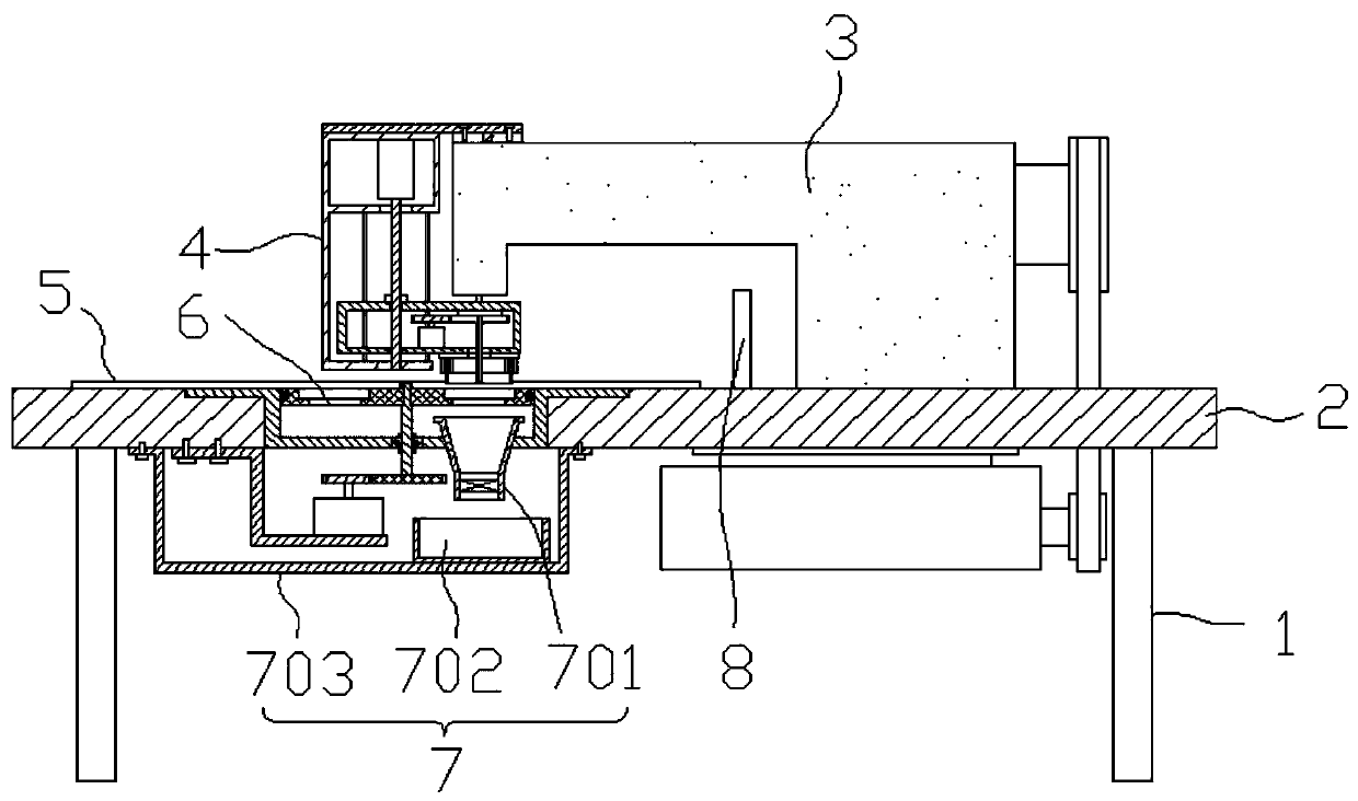 An intelligent sewing machine with chip removal function