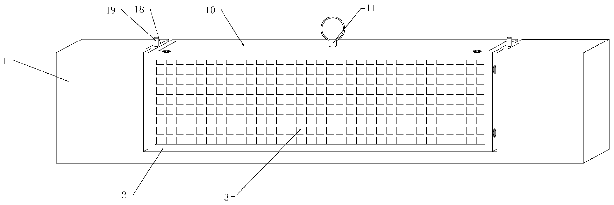 Convenient filtering device for industrial environment wastewater