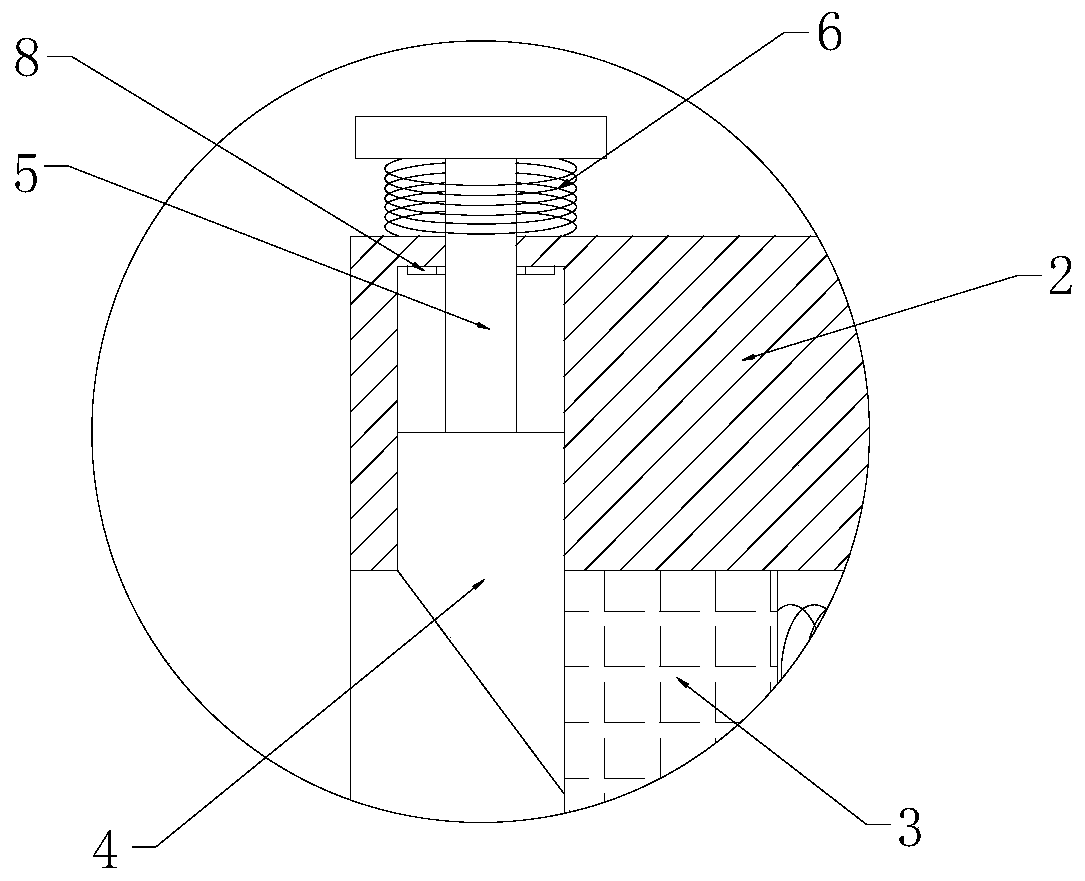 Convenient filtering device for industrial environment wastewater