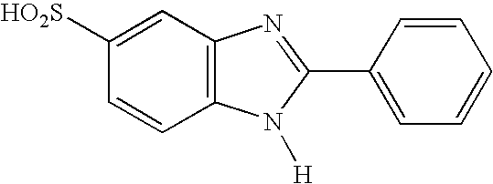 Fine oil-in-water emulsion containing a hydrophilic screening agent