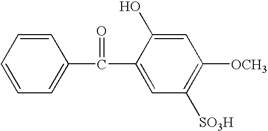 Fine oil-in-water emulsion containing a hydrophilic screening agent