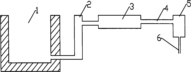 Detachable optical glass successive melting furnace