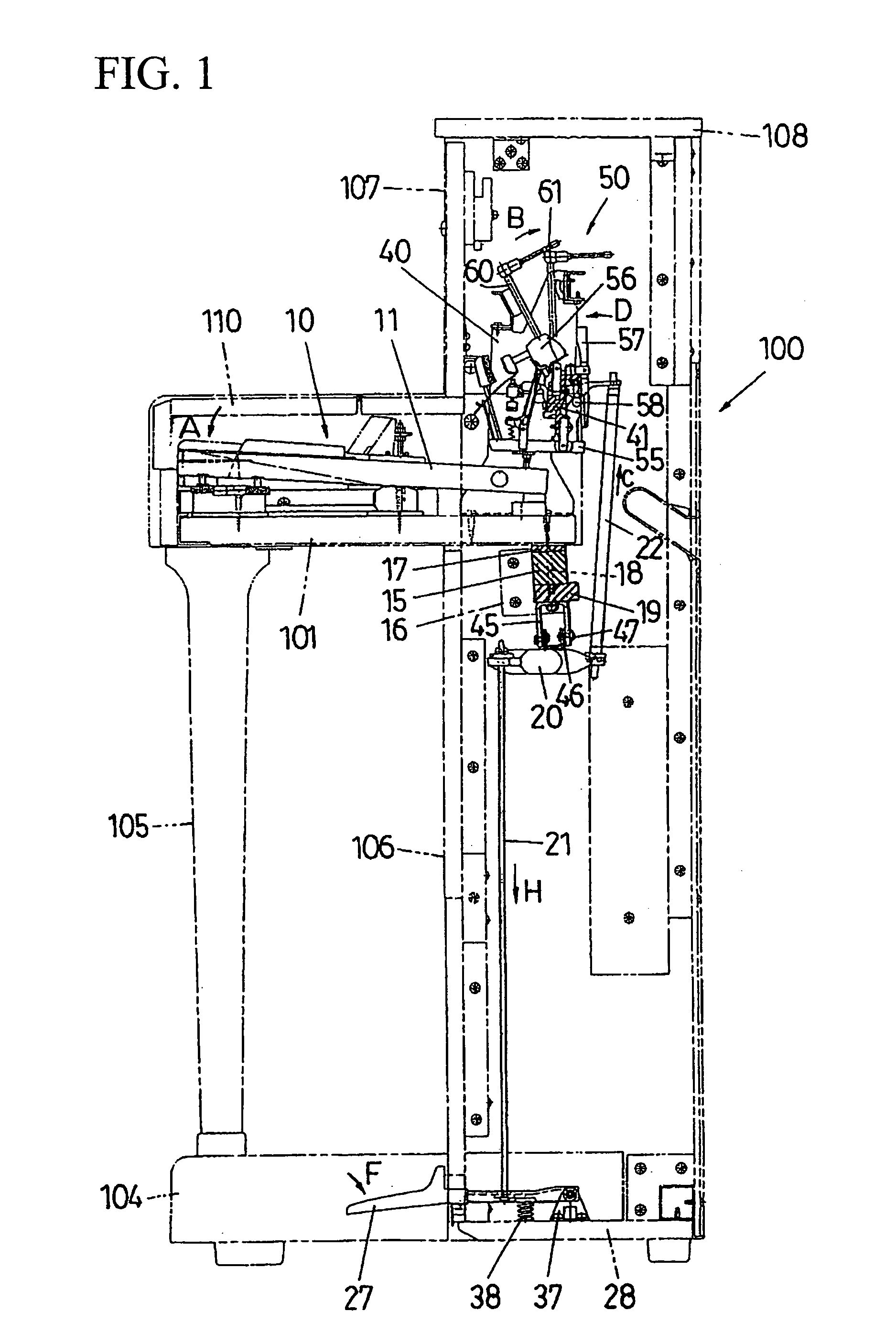 Keyboard instrument having pedal mechanism