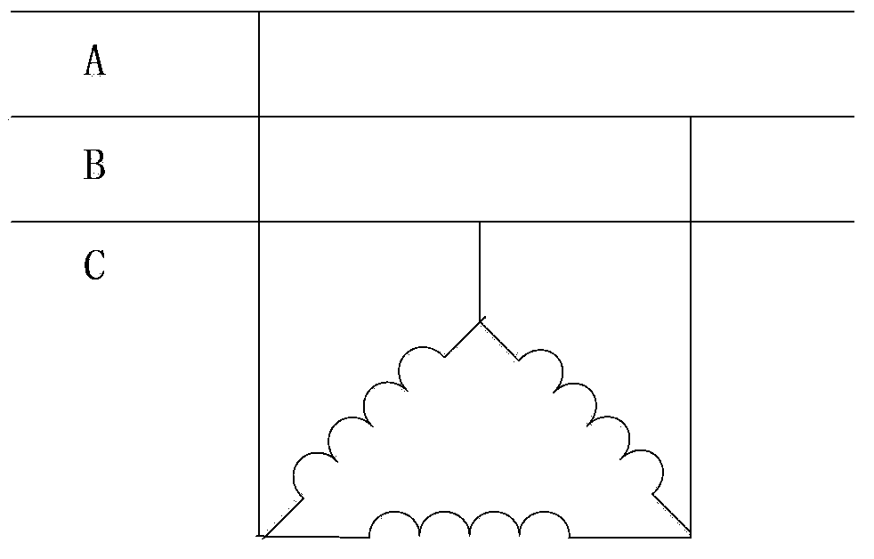 Three-phase load flow distribution determining method on single-phase load and inter-phase load mixed situation