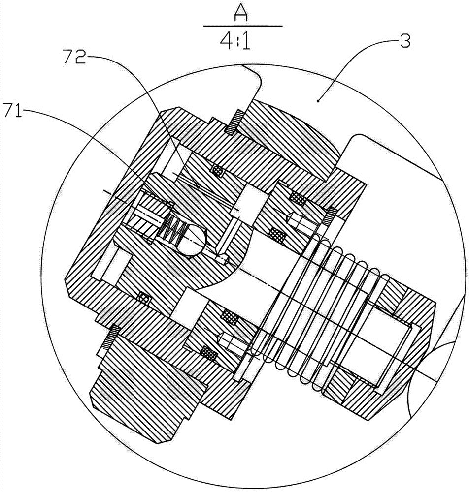 Hanging pendulum buffer device of pendulum impact machine