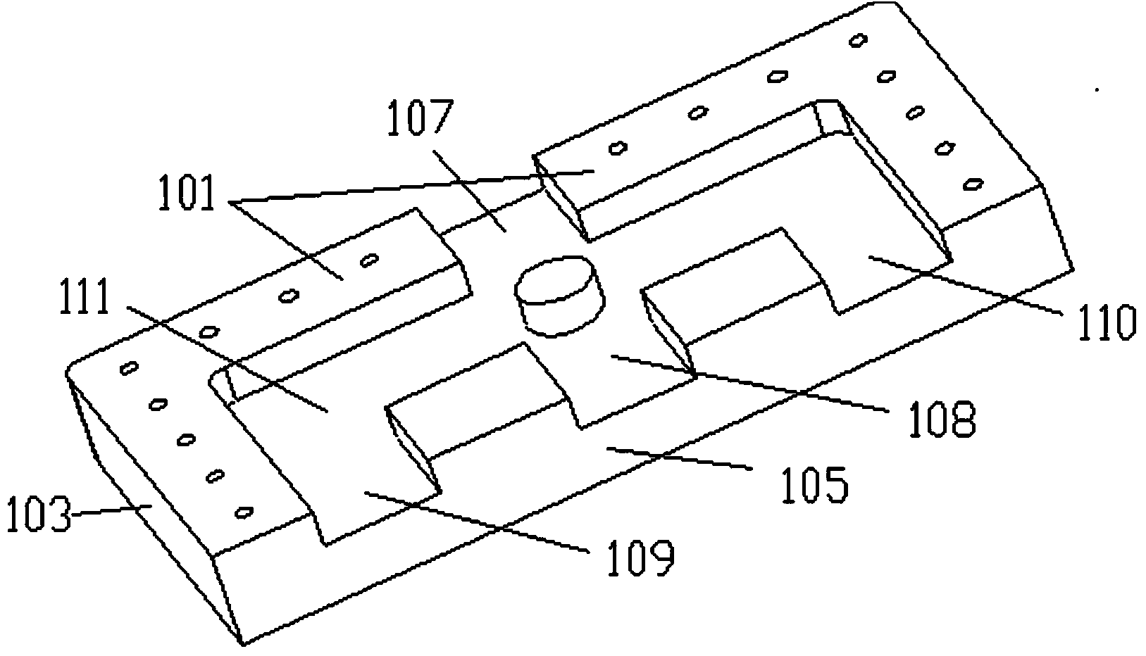 Ka frequency band miniaturization waveguide three-path equipower distribution synthesizer