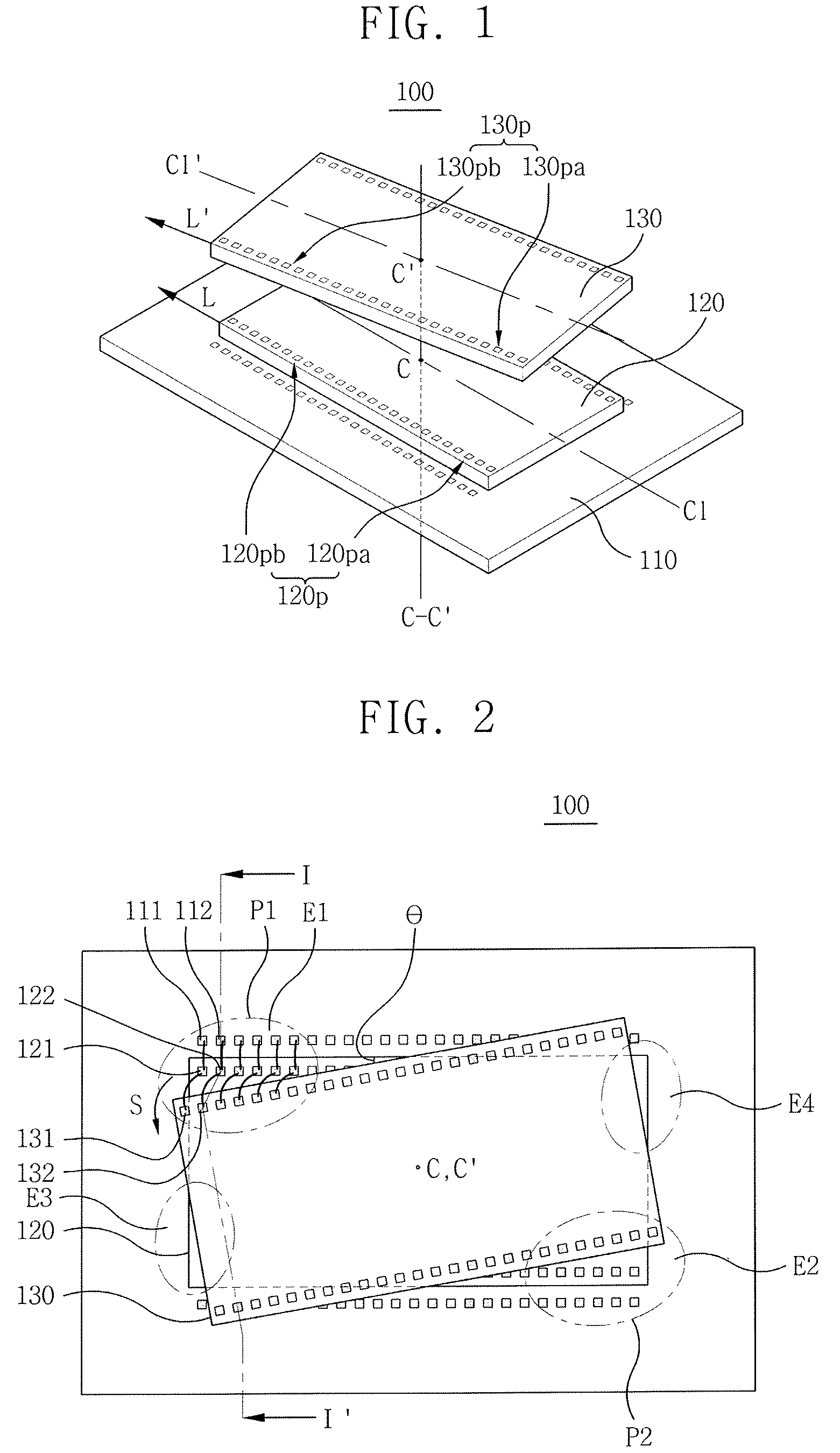 Semiconductor package having a stacked structure